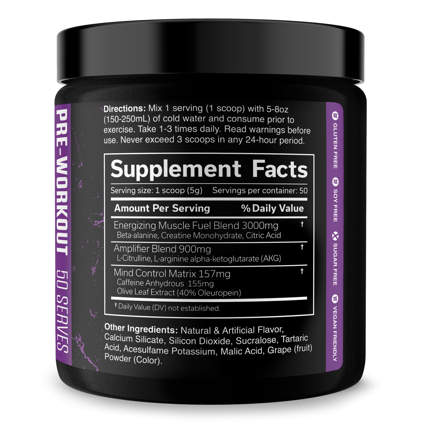 Pre Workout Energy Focus Performance Booster