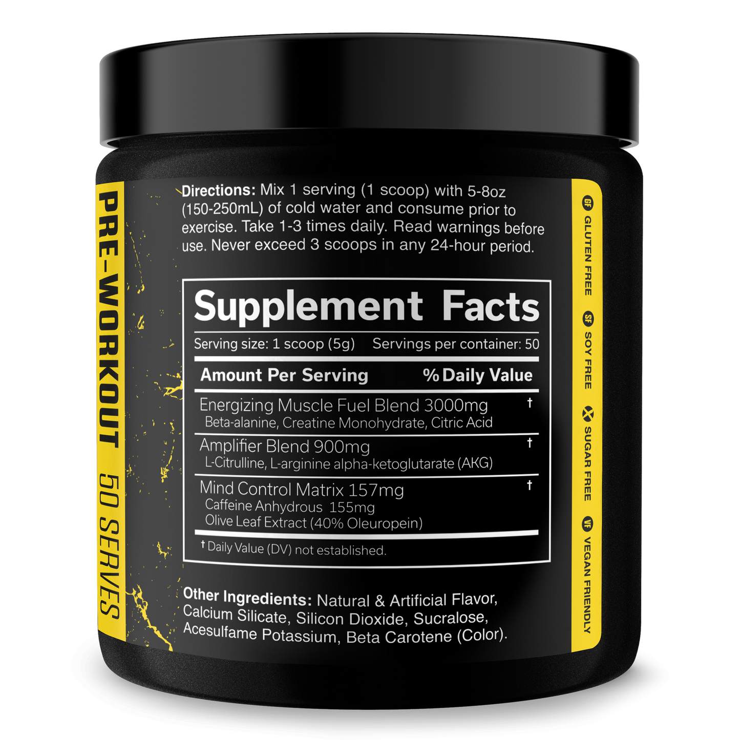 Pre Workout Energy Focus Performance Booster