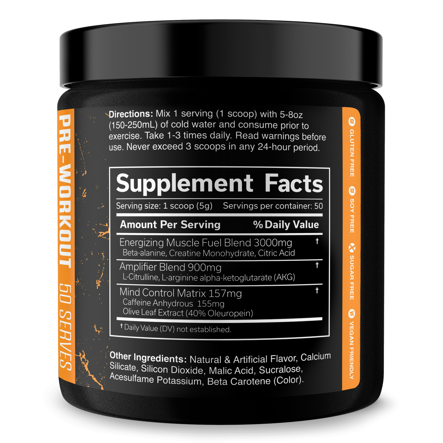 Pre Workout Energy Focus Performance Booster