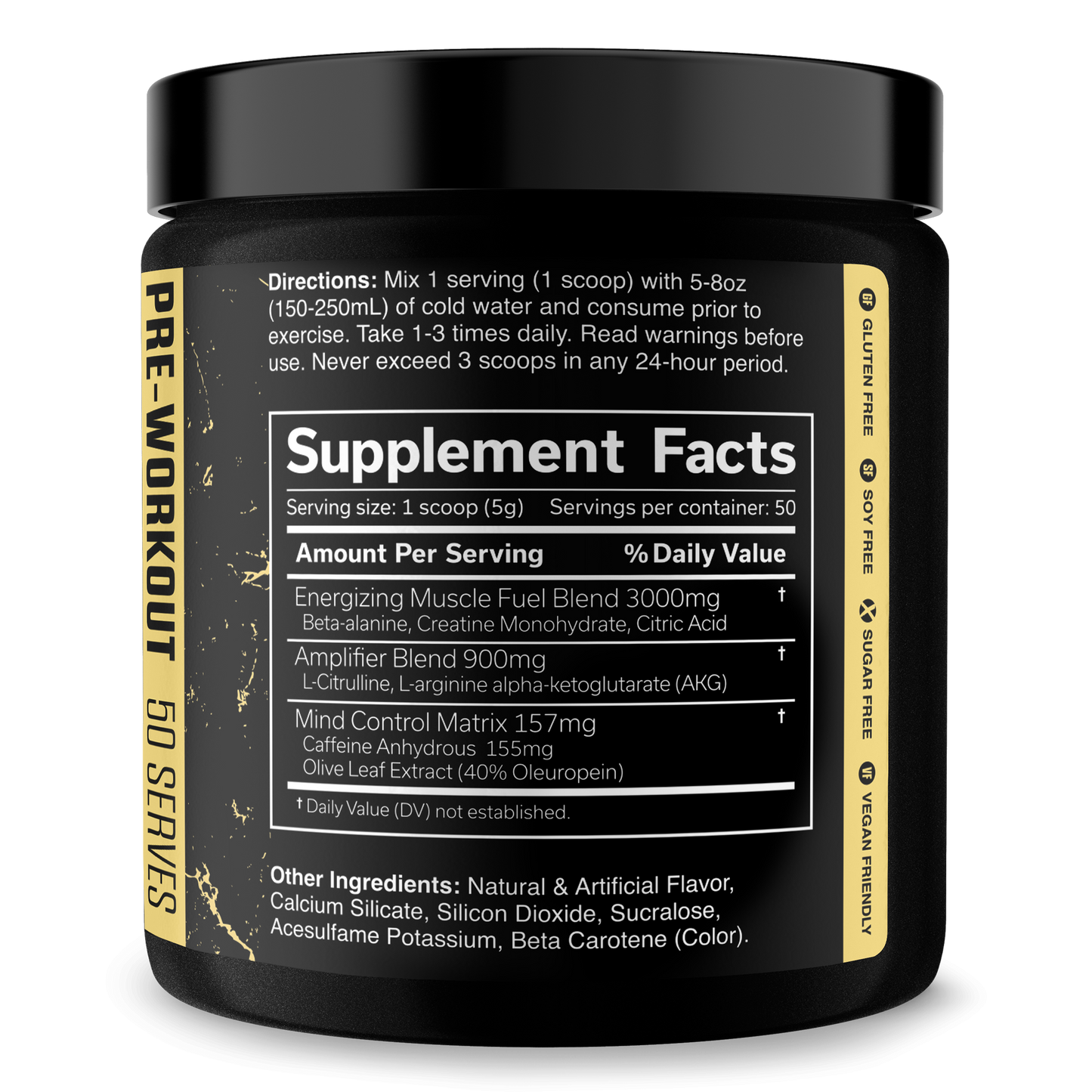 Pre Workout Energy Focus Performance Booster