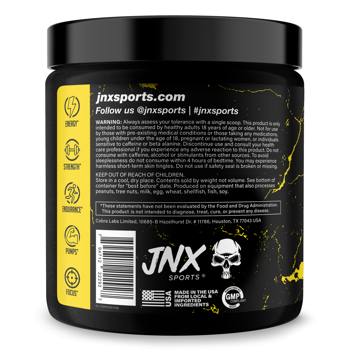 Pre Workout Energy Focus Performance Booster