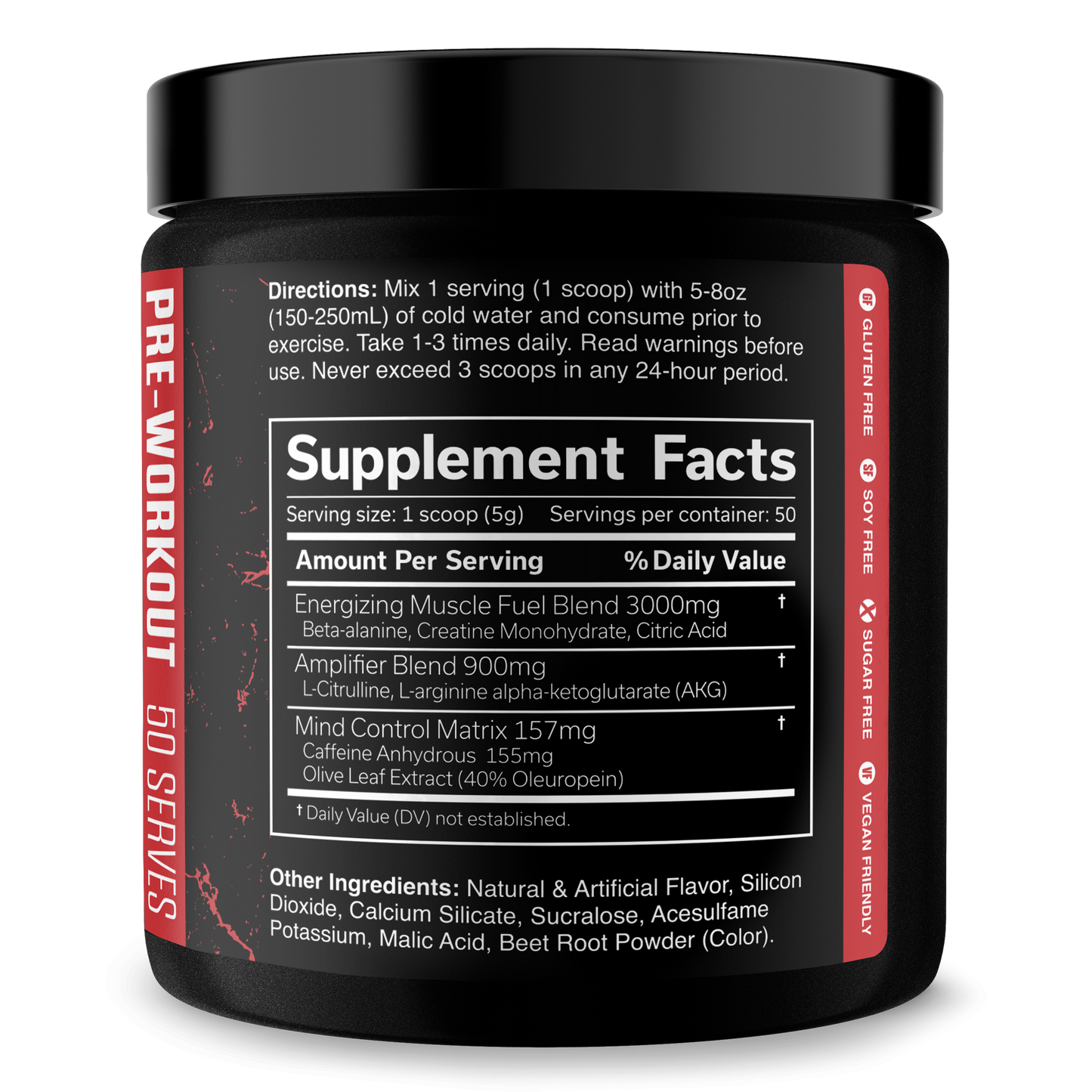 Pre Workout Energy Focus Performance Booster
