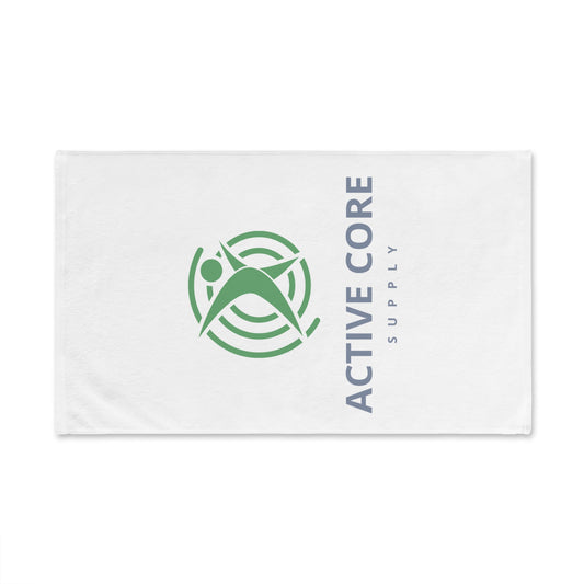 Active Core Supply Hand Towel — Fitness Logo Cotton Gym Towel