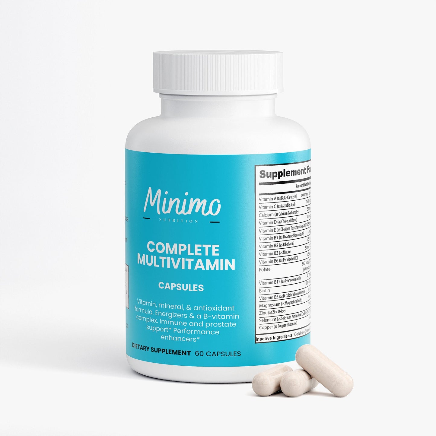 Complete Multivitamin Immunity Boost Capsules 60 Count Daily