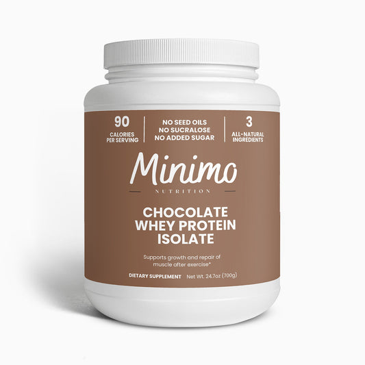 Chocolate Whey Isolate Protein Powder Muscle Recovery Shake