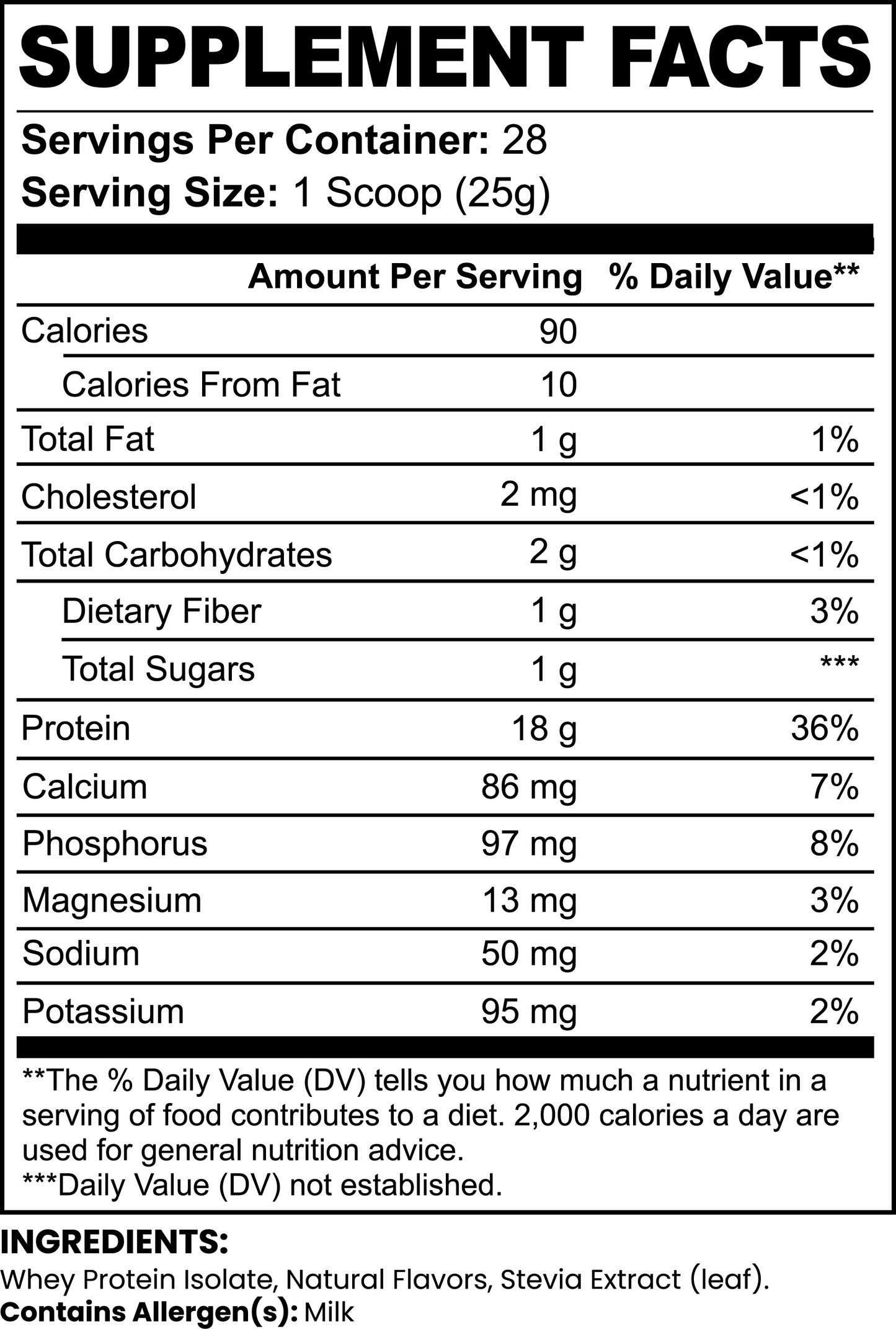 Chocolate Whey Isolate Protein Powder Muscle Recovery Shake