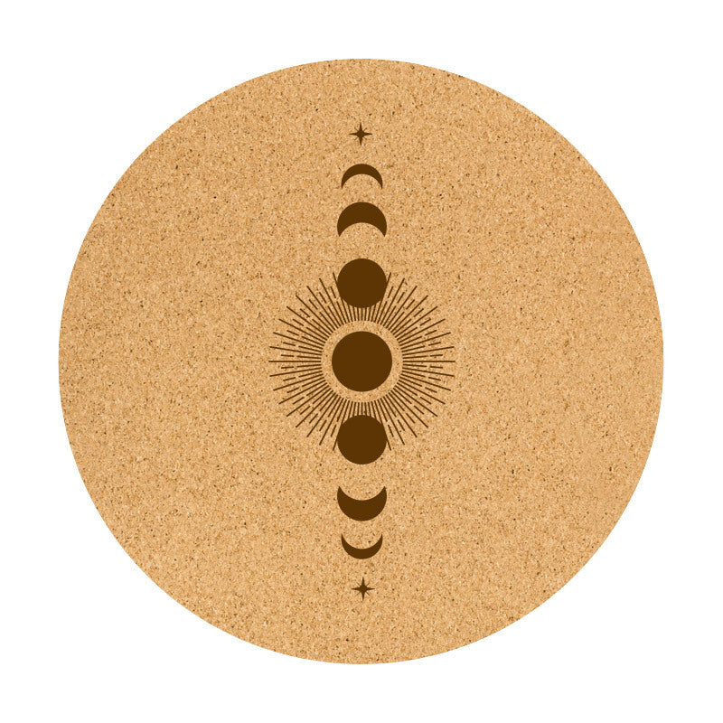 Cork Natural Rubber Meditation Mat Eco Non-Slip Yoga