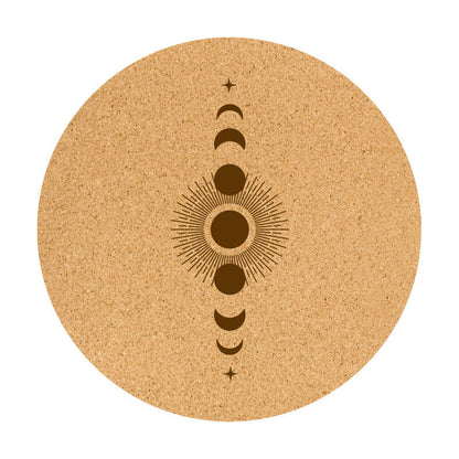 Cork Natural Rubber Meditation Mat Eco Non-Slip Yoga