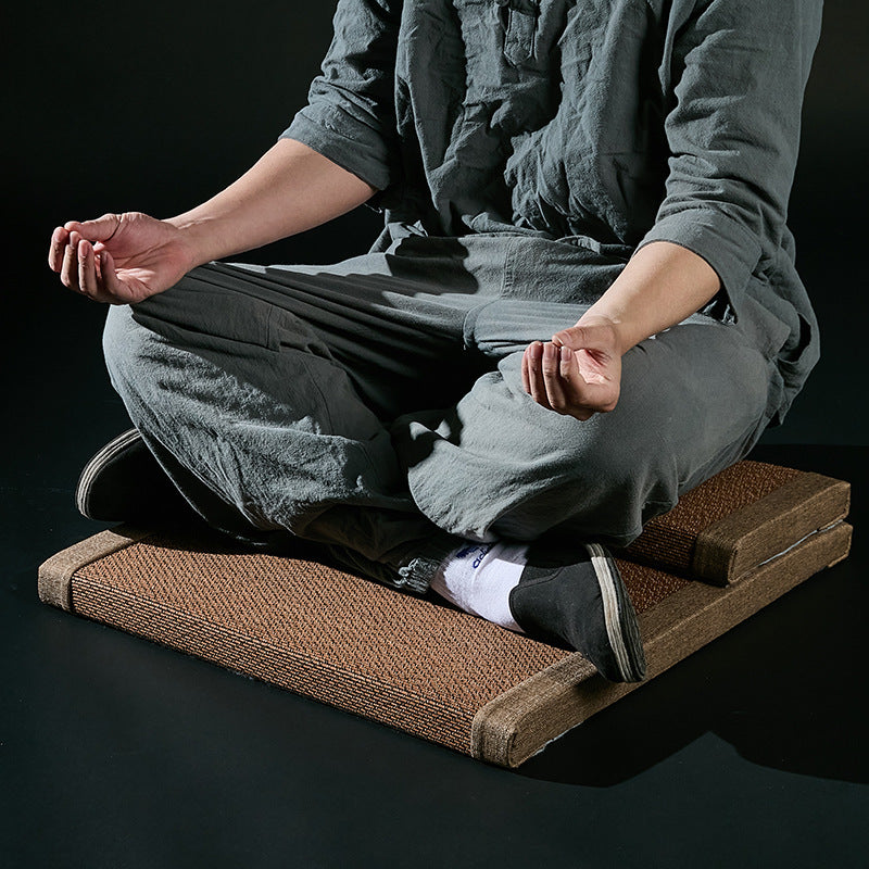 Bamboo Fiber Zafu Round Meditation Cushion Zen Support