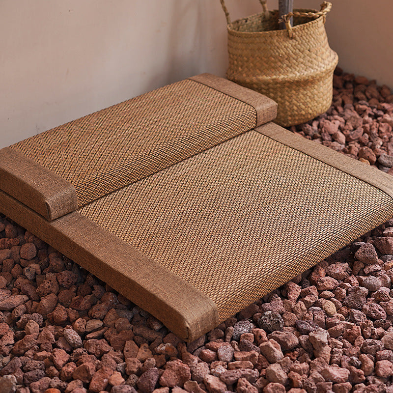 Bamboo Fiber Zafu Round Meditation Cushion Zen Support