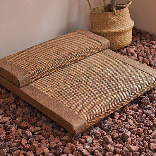 Bamboo Fiber Zafu Round Meditation Cushion Zen Support
