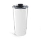 20oz Logo Travel Tumbler — Insulated Stainless Steel Cup with Spill-Resistant Lid