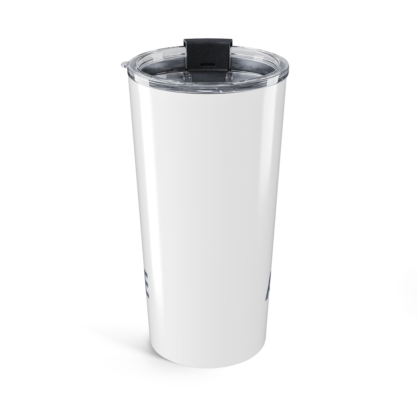 20oz Logo Travel Tumbler — Insulated Stainless Steel Cup with Spill-Resistant Lid