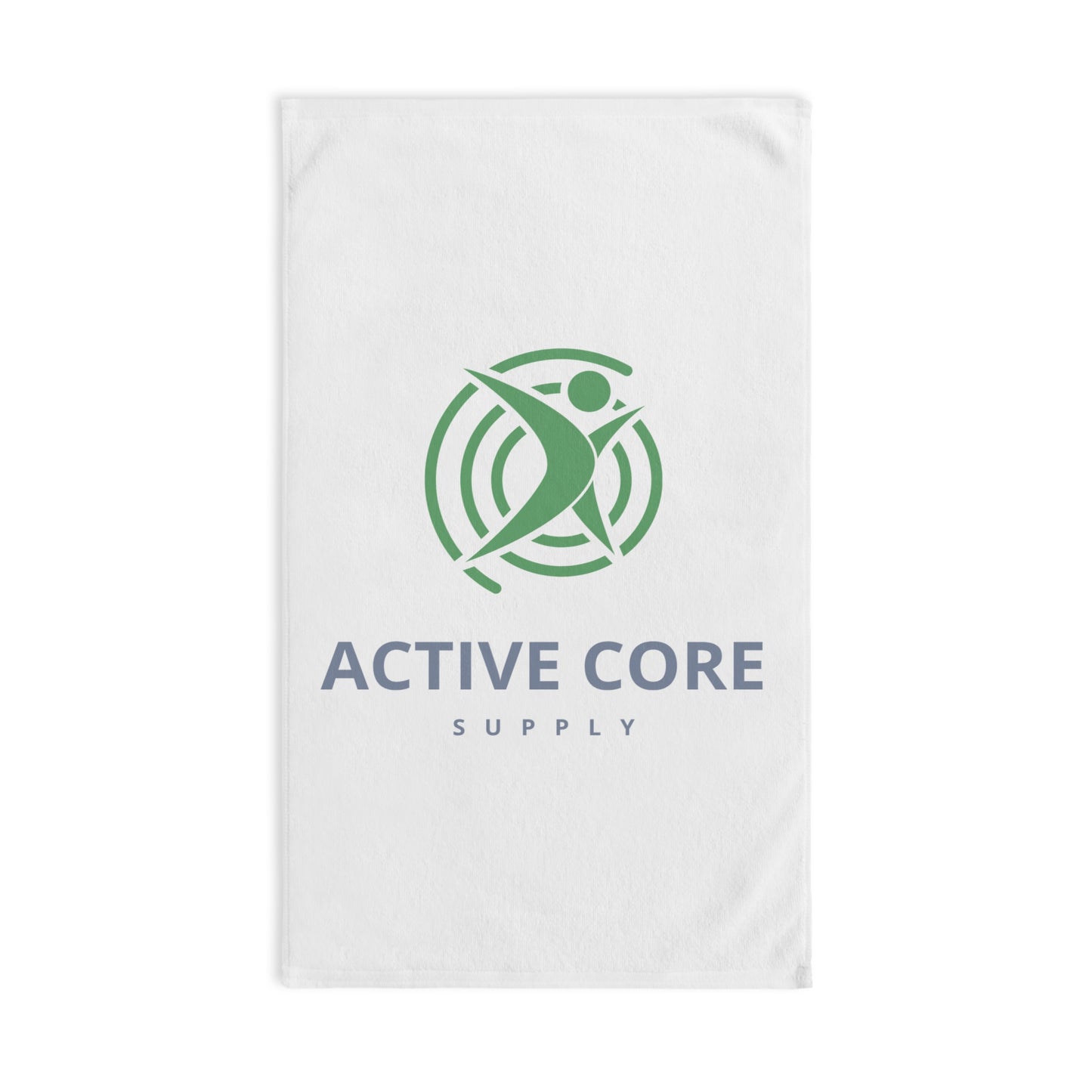 Active Core Supply Hand Towel — Fitness Logo Cotton Gym Towel