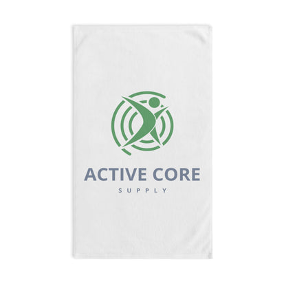 Active Core Supply Hand Towel — Fitness Logo Cotton Gym Towel