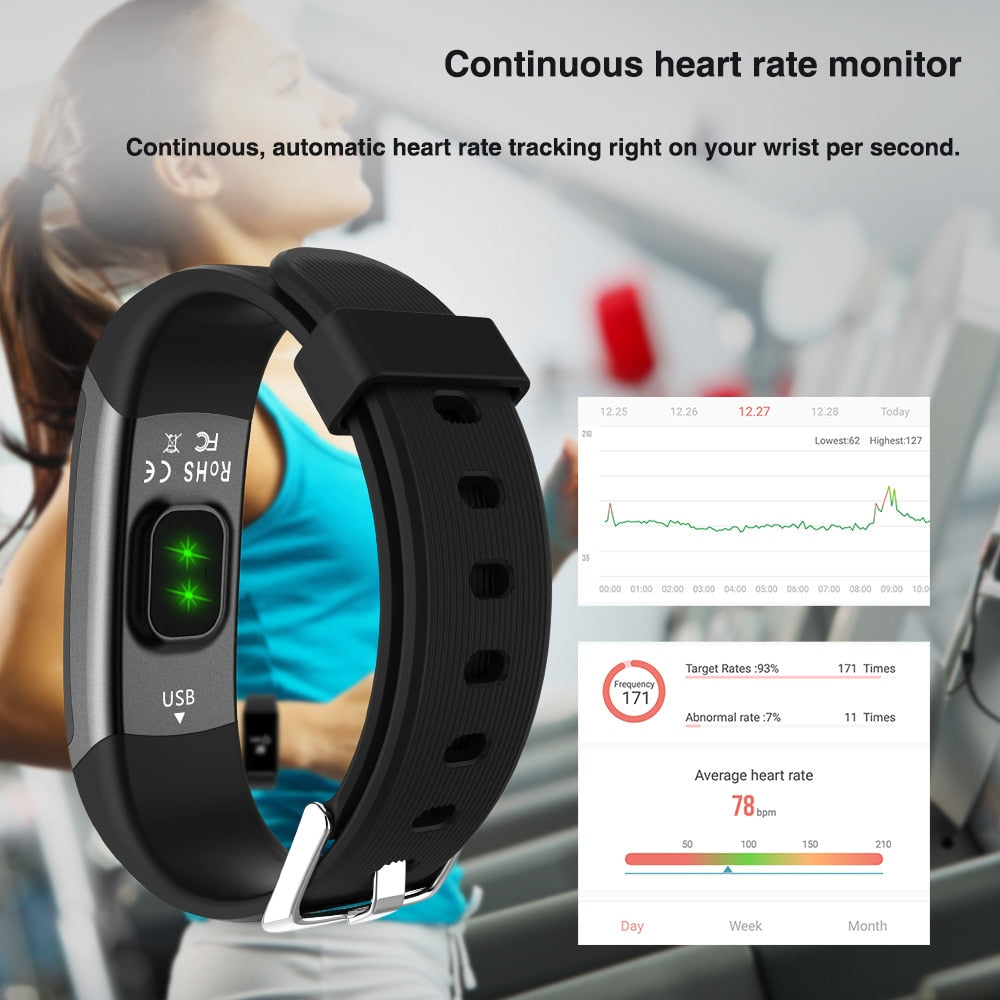 Sport Smartwatch Waterproof Color Screen Fitness Tracker