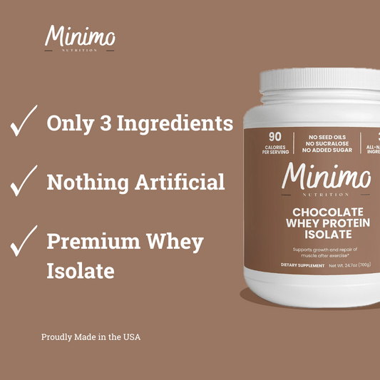 Chocolate Whey Isolate Protein Powder Muscle Recovery Shake