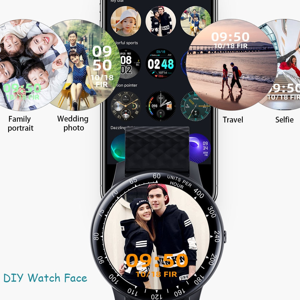 Smartwatch Heart Rate Blood Pressure Fitness Tracker Wearable