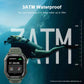 Rugged Smartwatch Waterproof Outdoor Sports Fitness Tracker