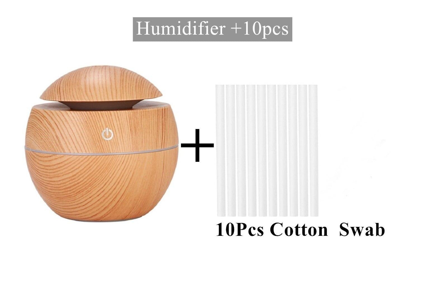Ultrasonic Wood Aroma Diffuser LED Essential Oil Humidifier