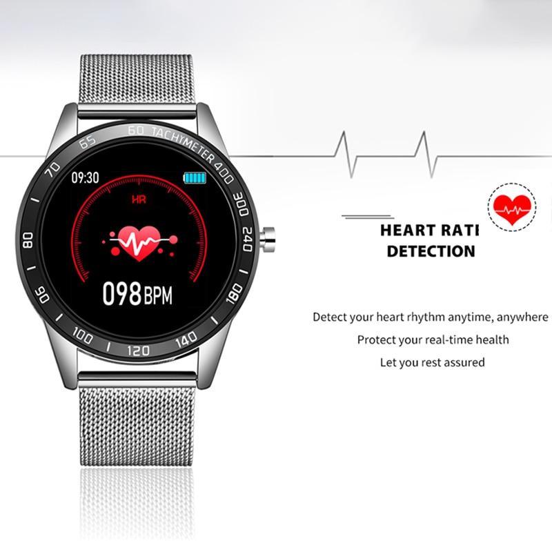 Luxury LED Smartwatch Heart Rate Fitness Tracker Sport Watch