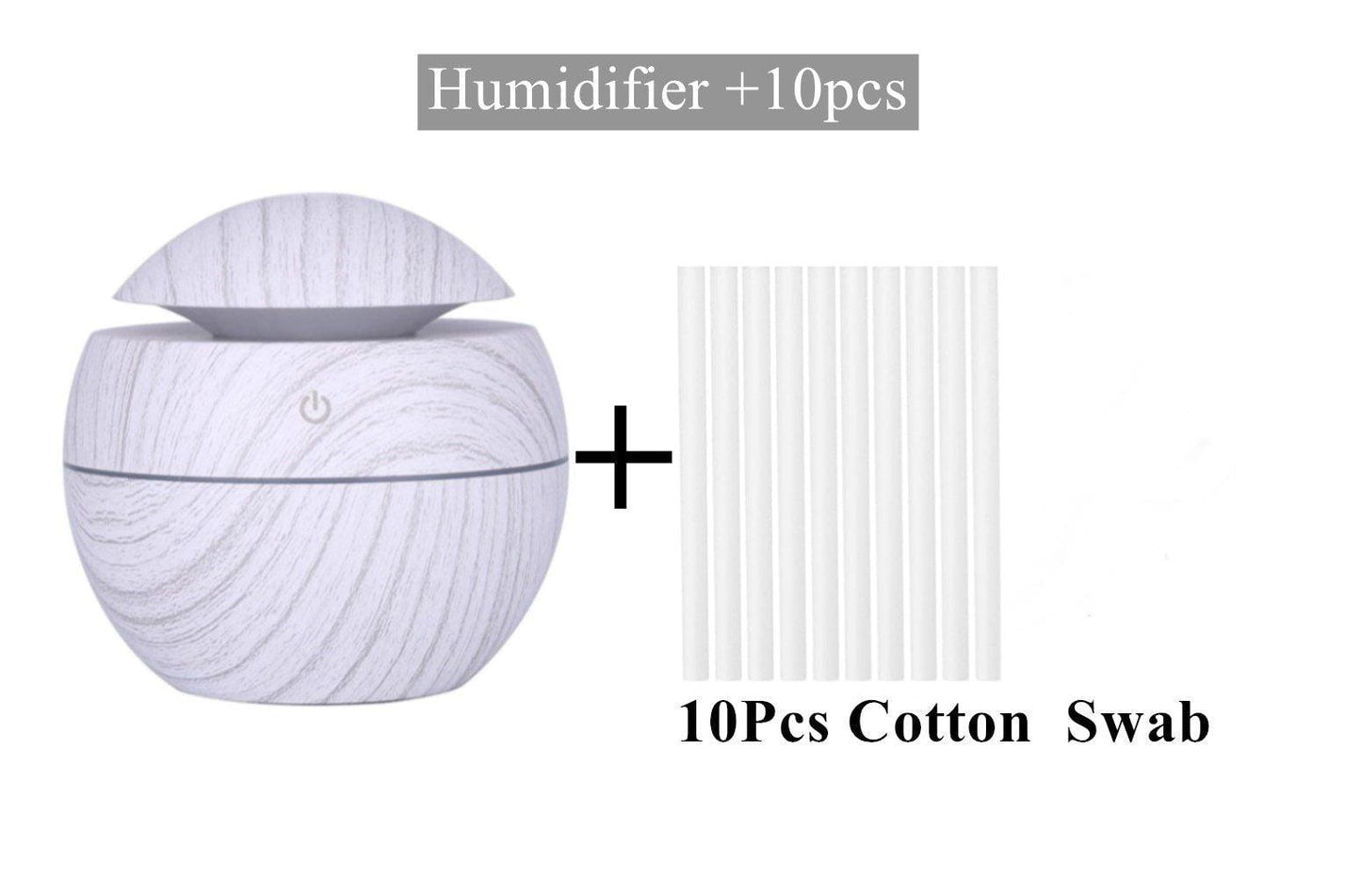 Ultrasonic Wood Aroma Diffuser LED Essential Oil Humidifier