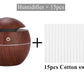 Ultrasonic Wood Aroma Diffuser LED Essential Oil Humidifier