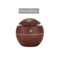 Ultrasonic Wood Aroma Diffuser LED Essential Oil Humidifier
