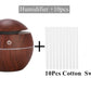 Ultrasonic Wood Aroma Diffuser LED Essential Oil Humidifier