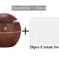 Ultrasonic Wood Aroma Diffuser LED Essential Oil Humidifier