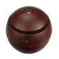 Ultrasonic Wood Aroma Diffuser LED Essential Oil Humidifier