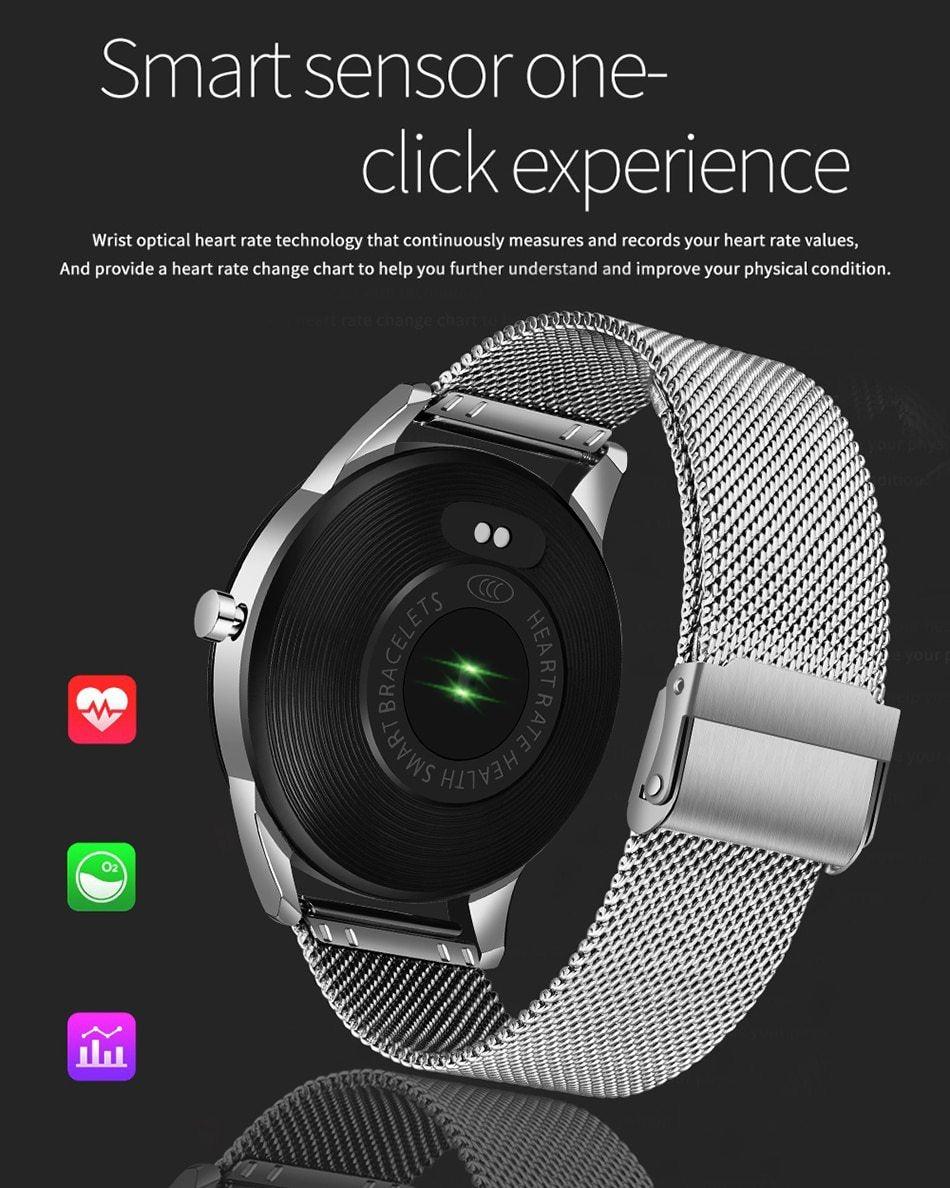 Luxury LED Smartwatch Heart Rate Fitness Tracker Sport Watch