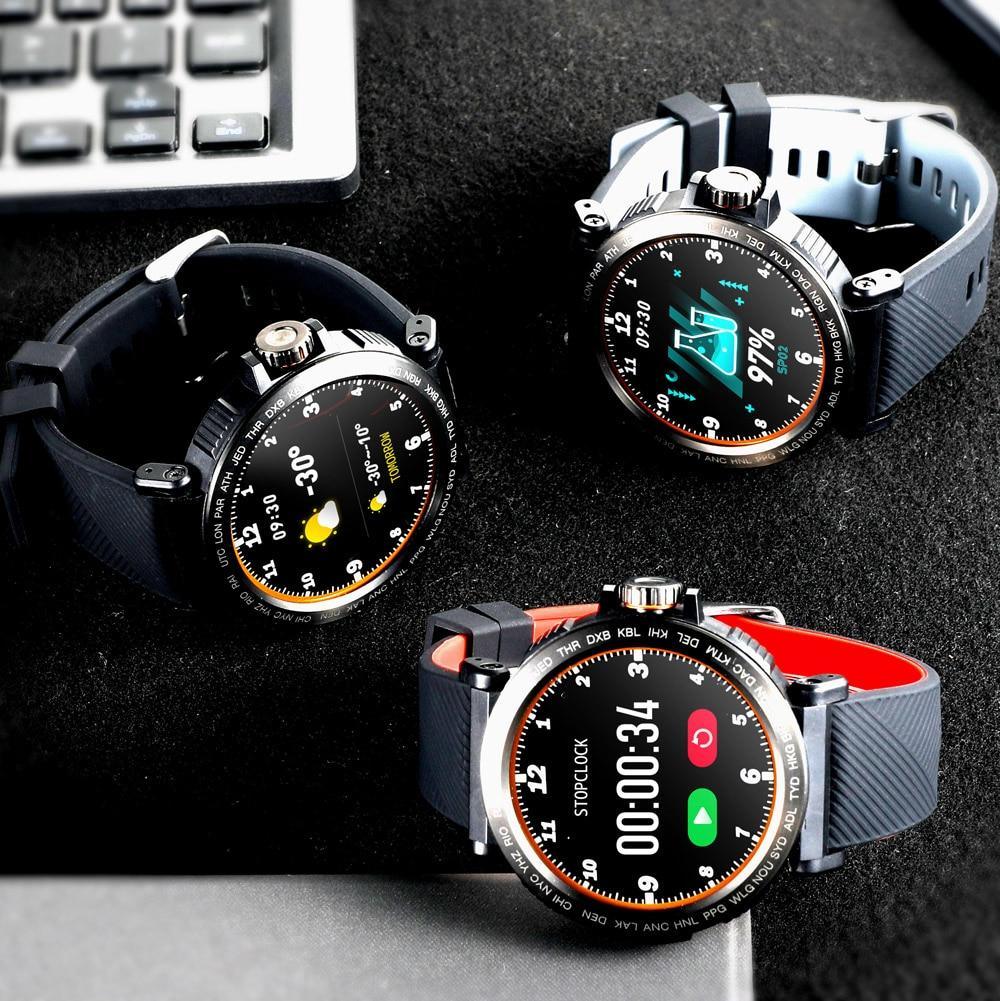 IP68 Waterproof Smartwatch Touch Screen Fitness Tracker Watch