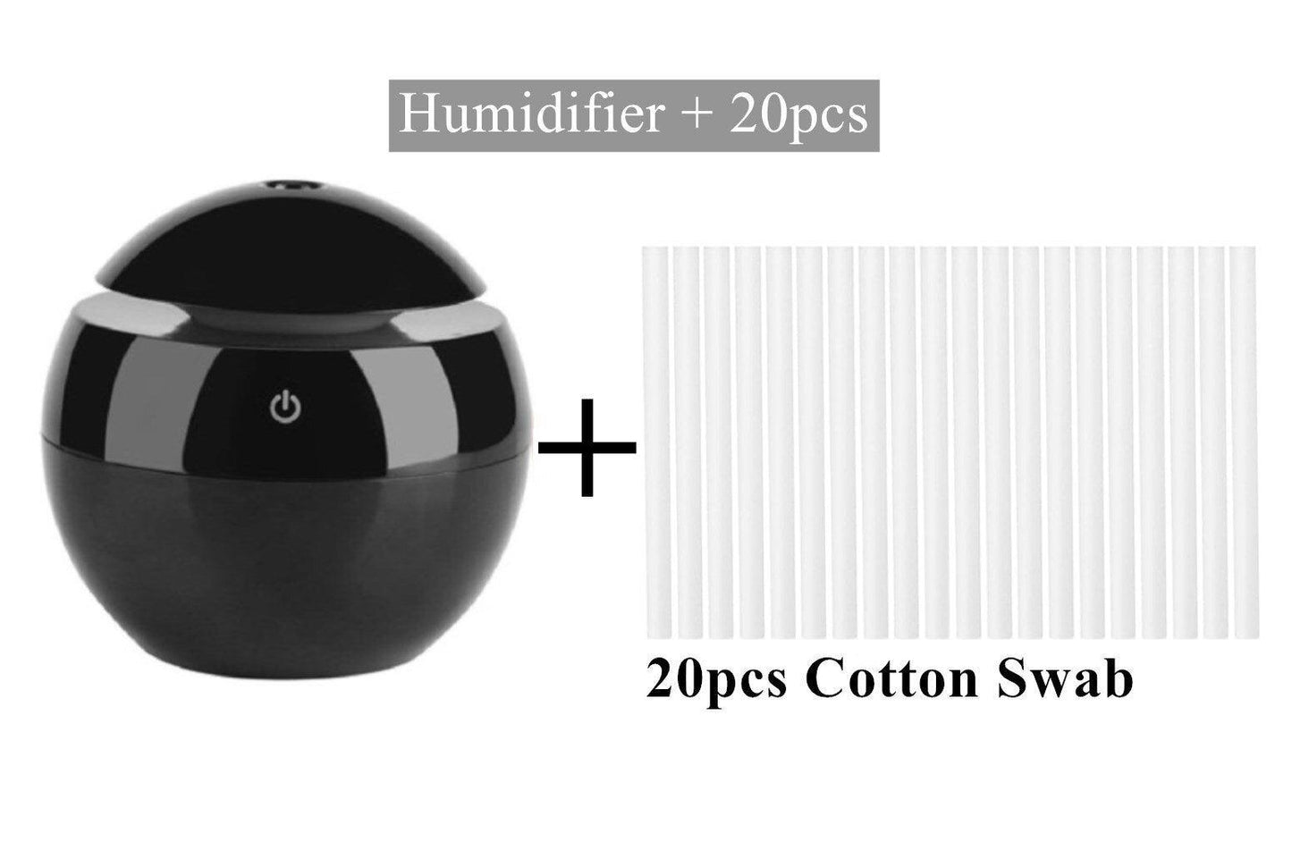 Ultrasonic Wood Aroma Diffuser LED Essential Oil Humidifier