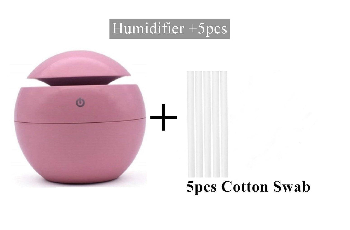 Ultrasonic Wood Aroma Diffuser LED Essential Oil Humidifier