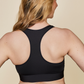 Hero Front‑Closure Sports Bra - Black