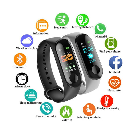 Bluetooth Sport Smartwatch Fitness Tracker Android iOS Watch