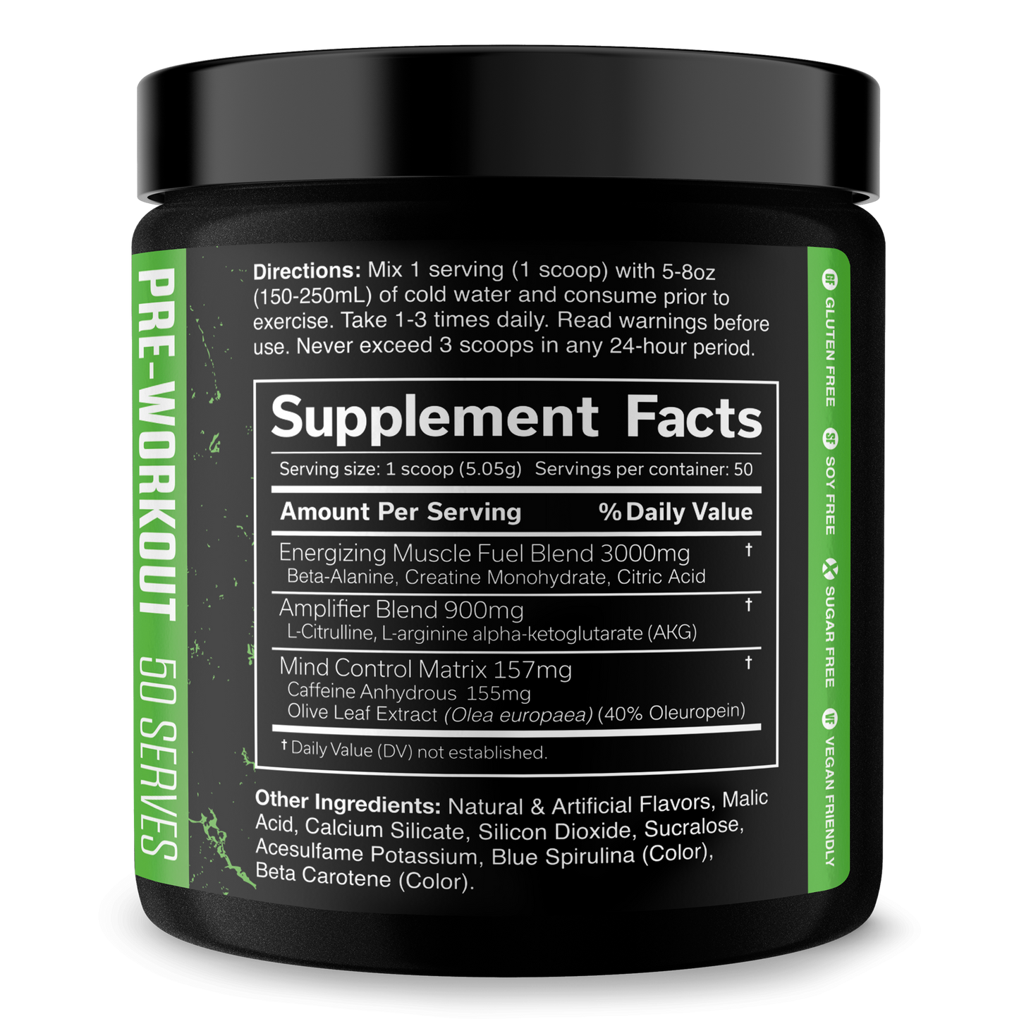 Pre Workout Energy Focus Performance Booster