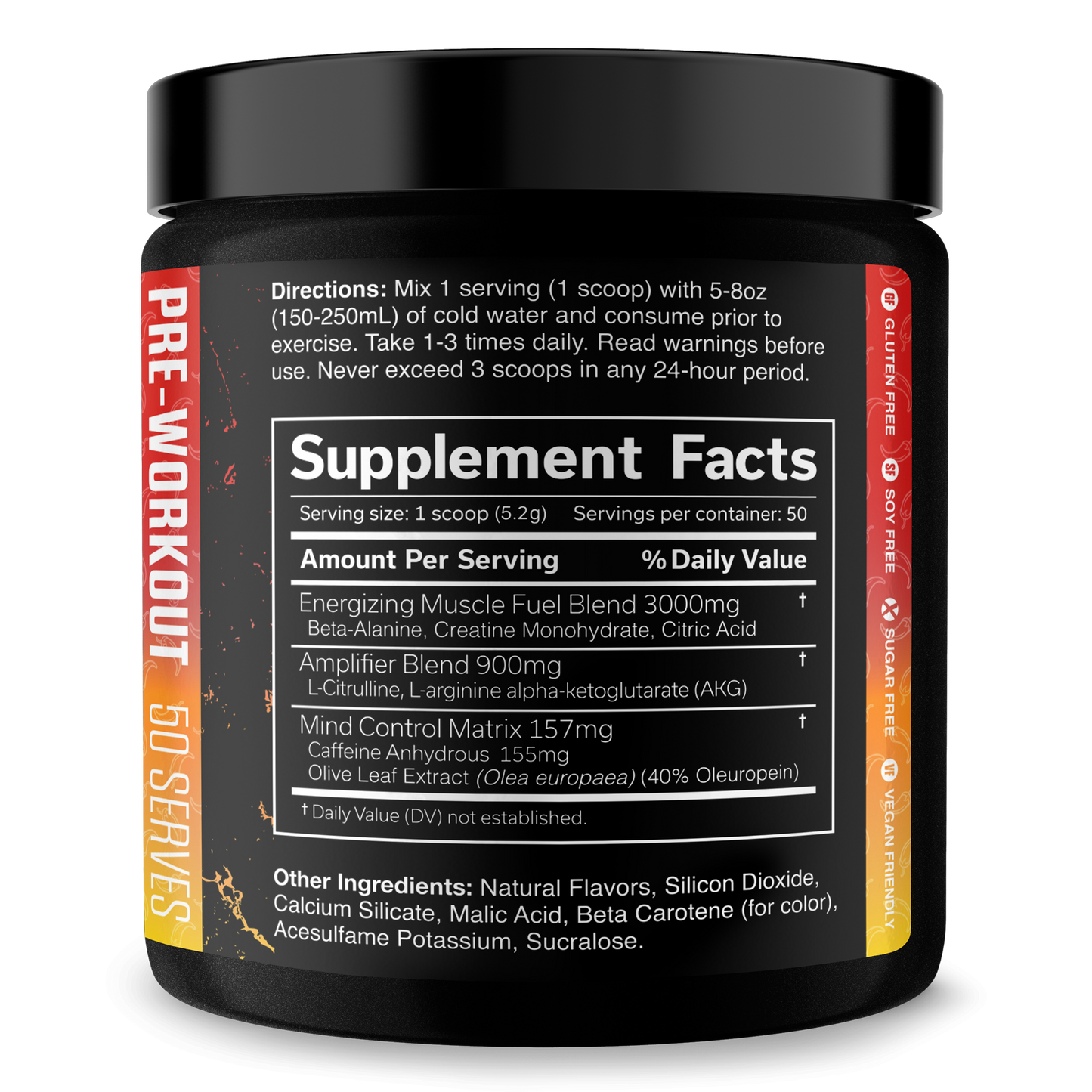 Pre Workout Energy Focus Performance Booster