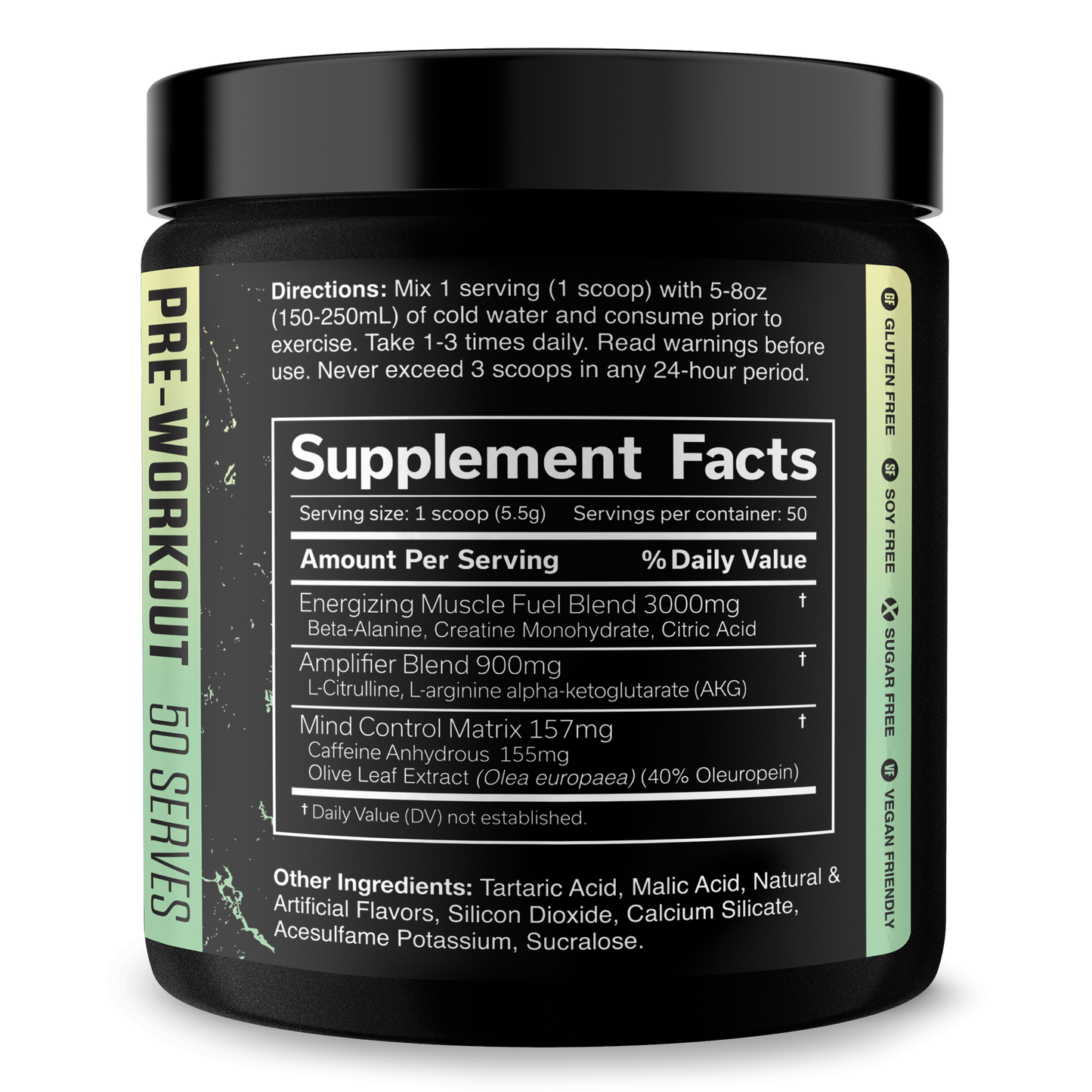 Pre Workout Energy Focus Performance Booster