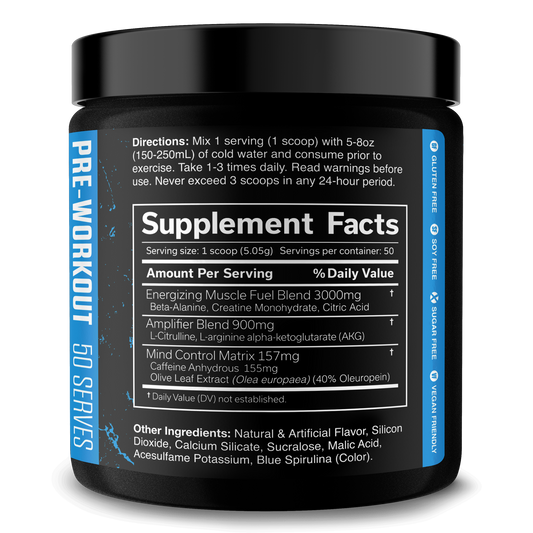 Pre Workout Energy Focus Performance Booster