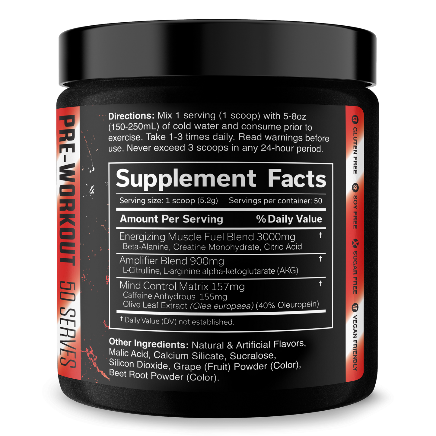 Pre Workout Energy Focus Performance Booster