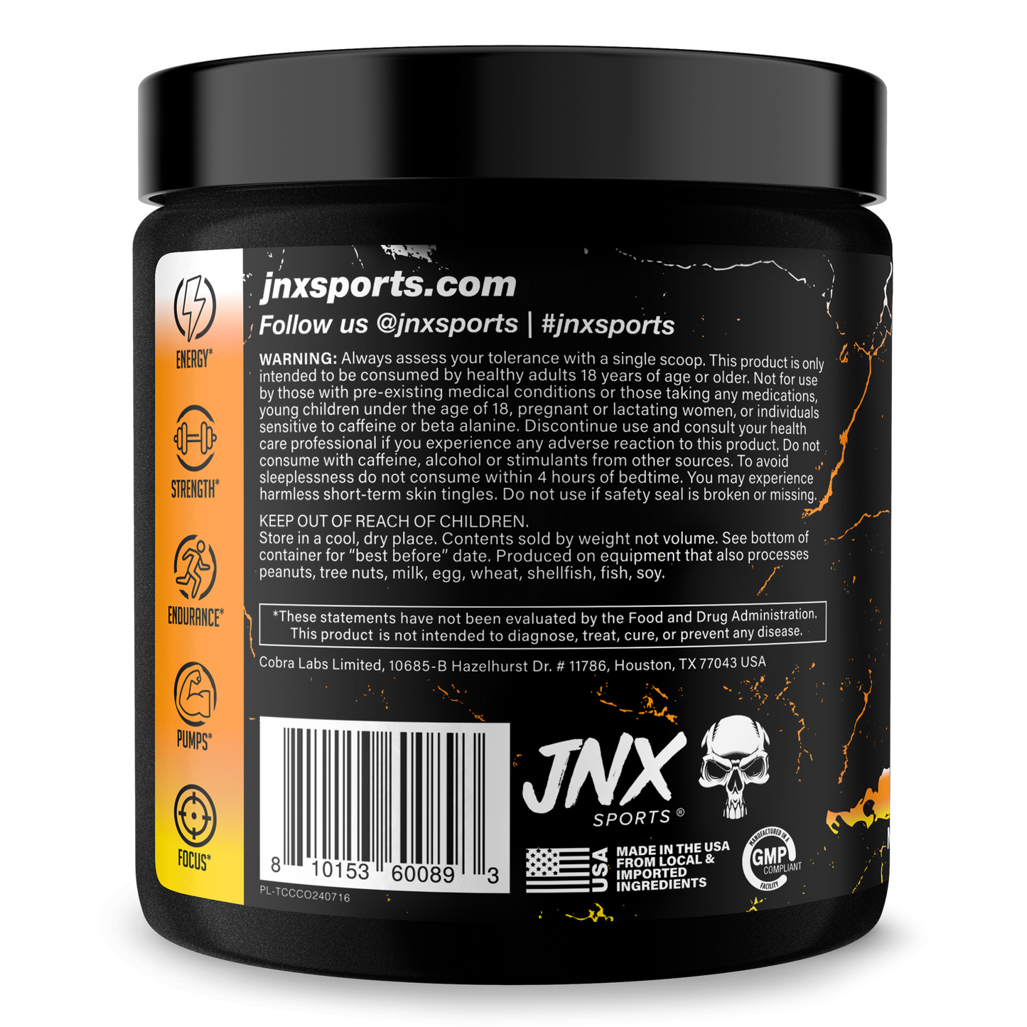 Pre Workout Energy Focus Performance Booster