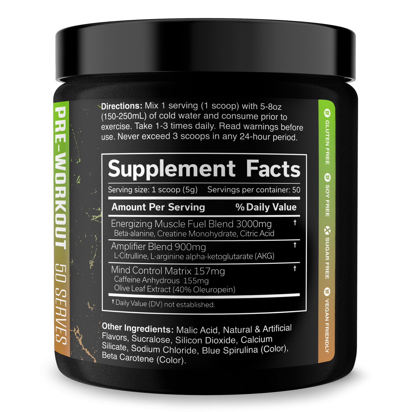 Pre Workout Energy Focus Performance Booster