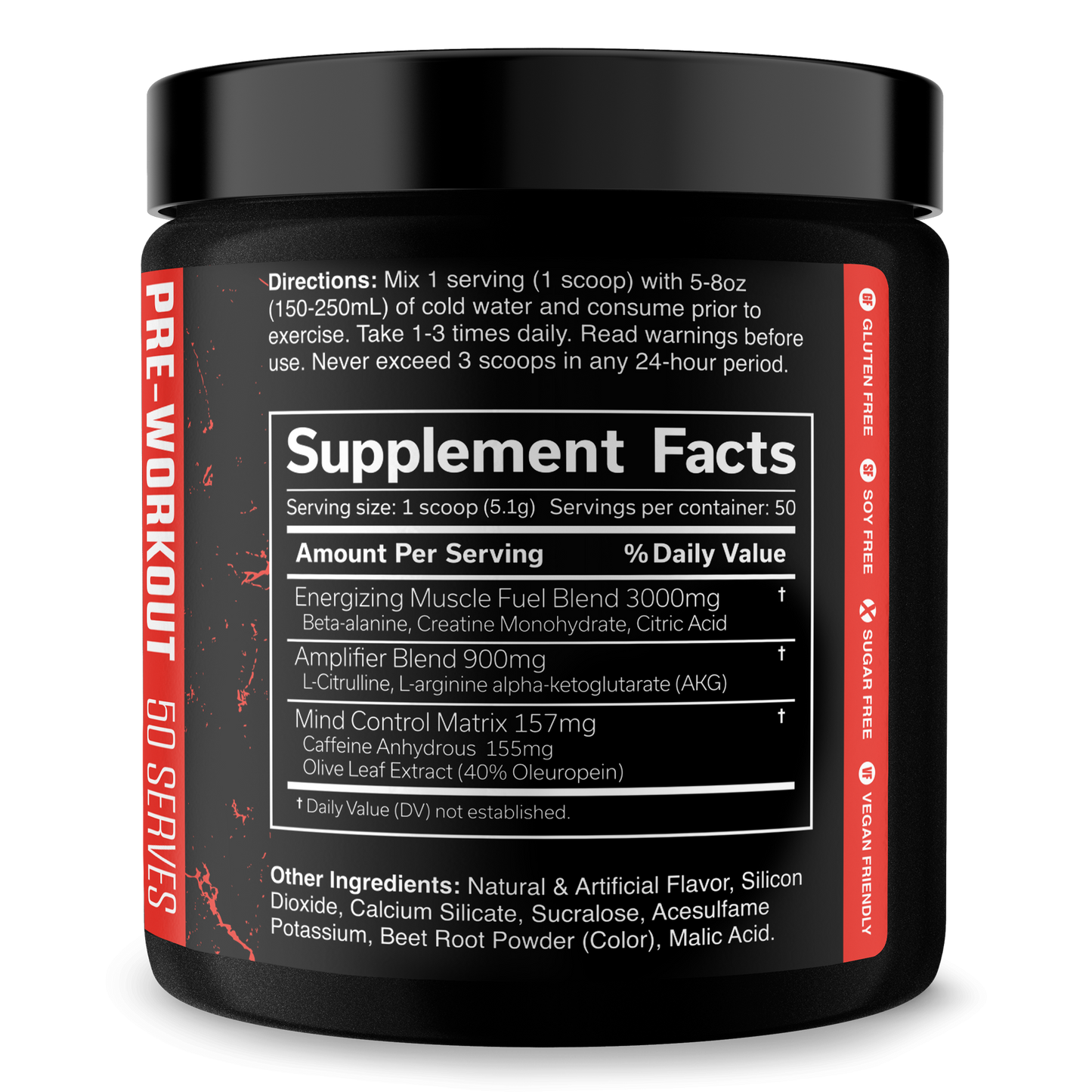 Pre Workout Energy Focus Performance Booster