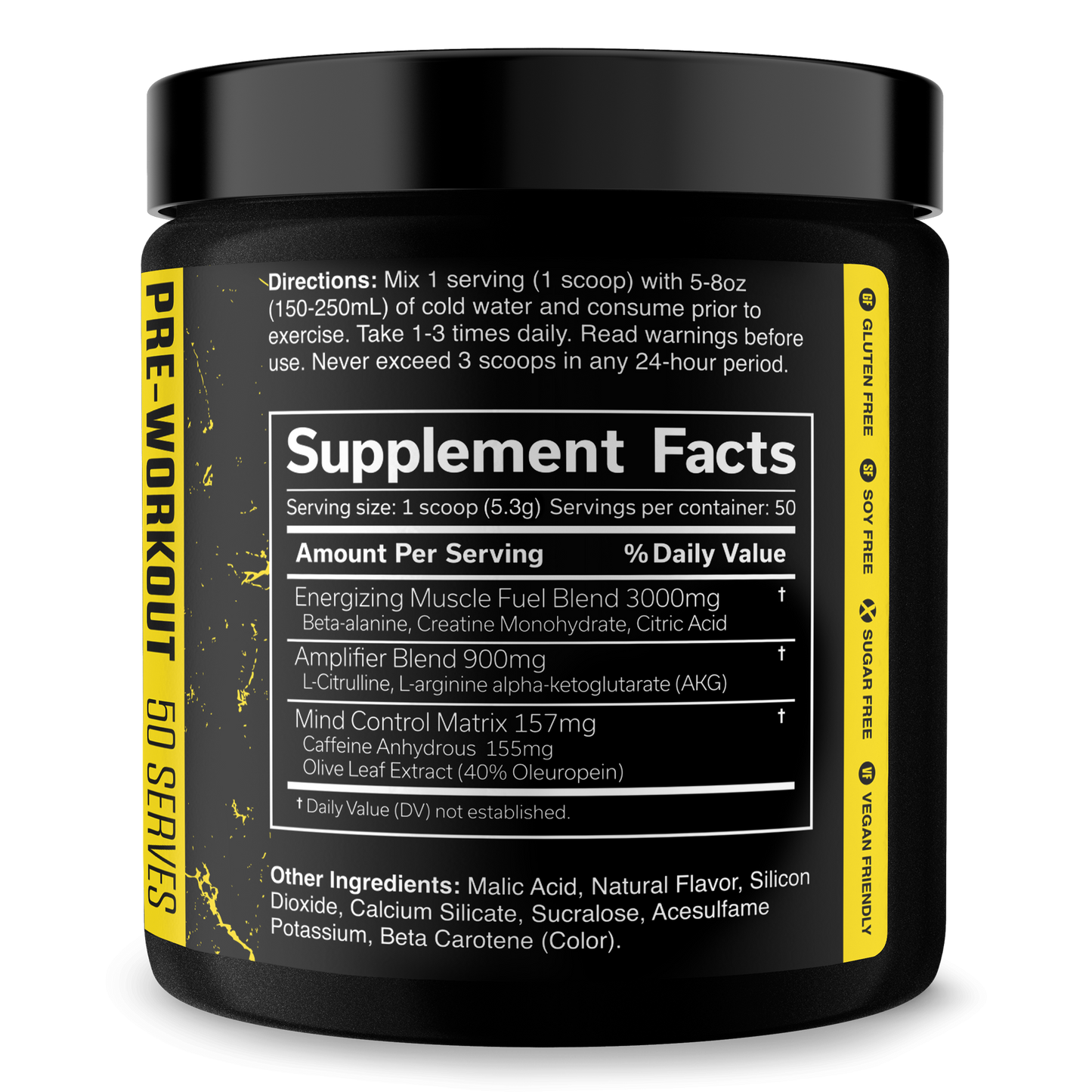 Pre Workout Energy Focus Performance Booster