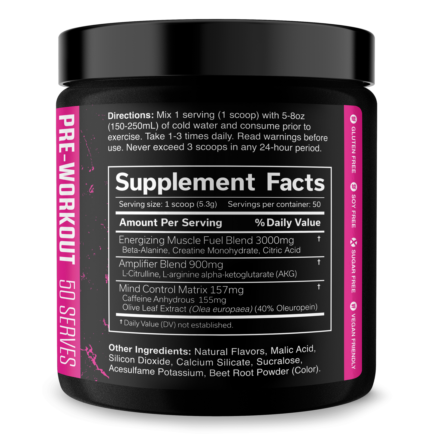 Pre Workout Energy Focus Performance Booster