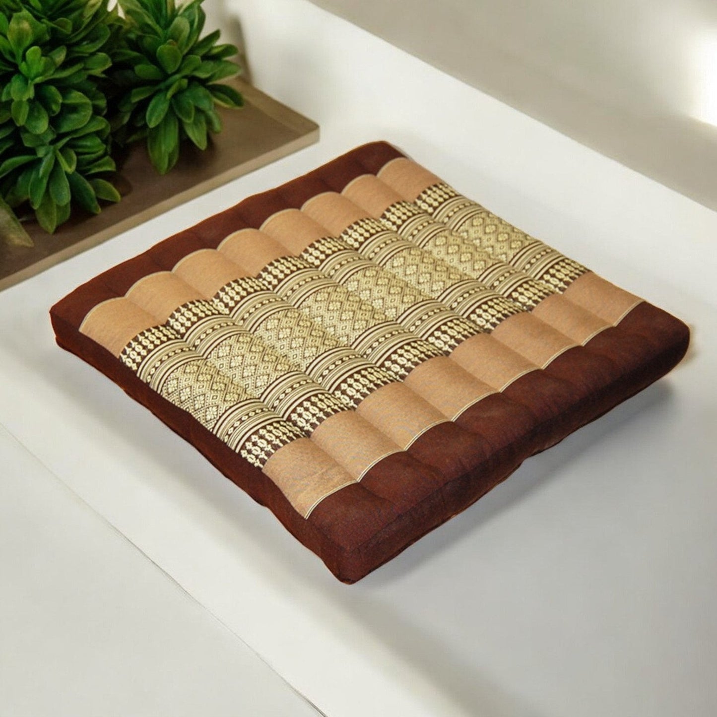 Kapok Filled Meditation Cushion Pad 20x20 Floor Seat
