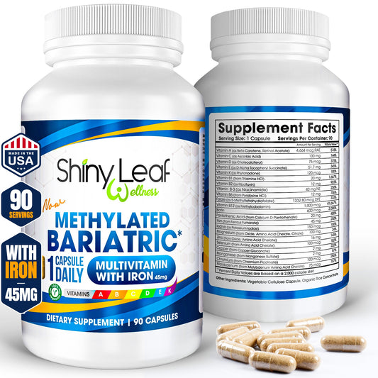 Methylated Bariatric Multivitamin with Iron Daily Capsules 45mg