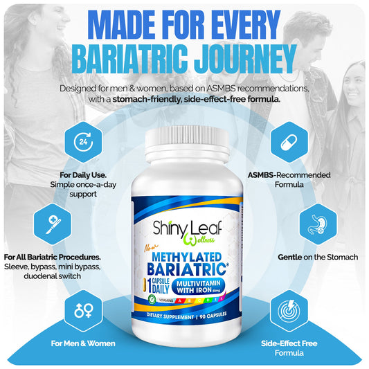 Methylated Bariatric Multivitamin with Iron Daily Capsules 45mg